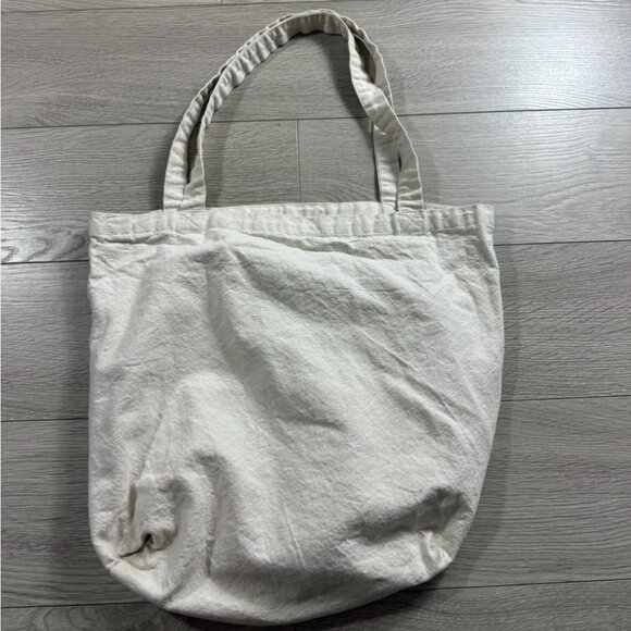 Groceries & Shit Canvas Book Grocery Tote Bag - Picture 2 of 4